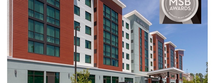 Residence Inn Virginia Beach Town Center Winner of Marriott Select Brands Awards